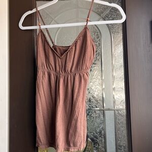 American Eagle Outfitters Brown Camisole Top